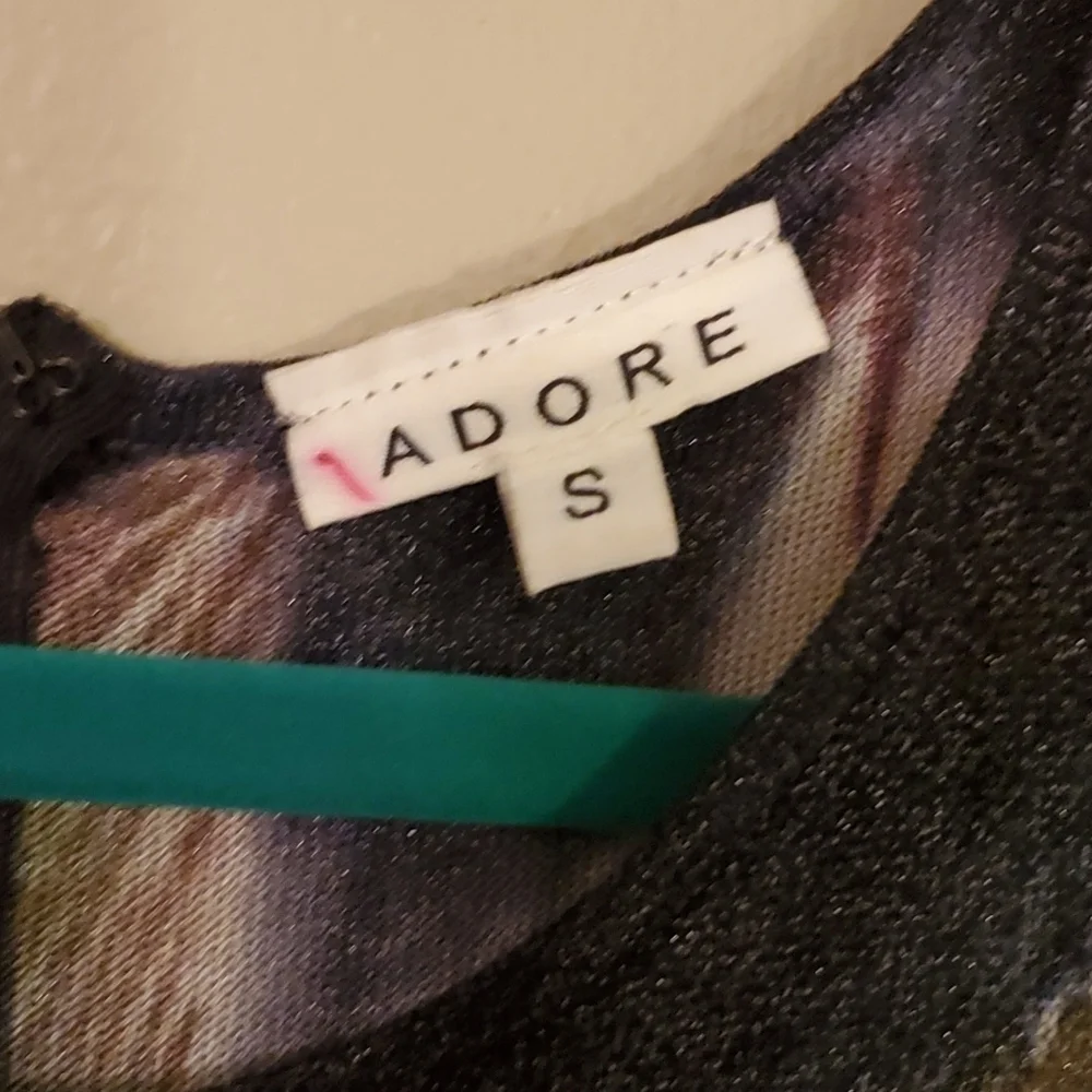 adore Peacock Dress Size Small - Picture 4 of 7